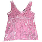 Torrid ‎ Pink velvet babydoll Sleeveless Tank Top fairy coquette Large Photo 0