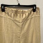 Kathmandu Imports Beige Wide-Leg Pants with Embroidered Hem by Kathmandu  Photo 2