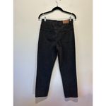 Madewell  black classic straight jeans size 26 Photo 2