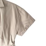 Mistress Rocks House of CB Twill Next Time Tan Structured Shirt Mini Dress small Photo 5