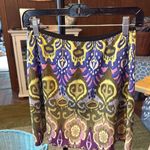 Purple and Blue Mini Pencil Skirt Resort Wear Size M Photo 0