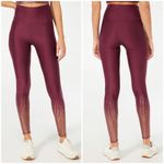 💕MARIKA💕 Marley Metallic Sports Bra + Leggings Grape Wine/ Copper Medium M NWT Photo 4