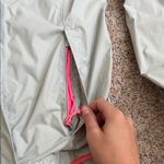 The North Face  Light Gray Jacket with Pink Highlights Photo 3