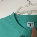Sporty & Rich oversized crew neck vintage retro green tshirt size small Photo 1