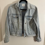 American Eagle  Light Blue Denim Jacket Women's Small Photo 0