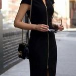 Ted Baker London Black Double Zip Architectural Pencil Sheath Dress Sz.3(8/10) Photo 0