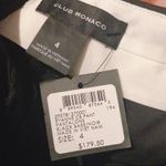 Club Monaco Wool Tuxedo Stripe Pants Black Base Cropped Ankle Size 4 NWT $179 Photo 5