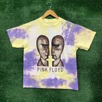 Pink Floyd purple and yellow tie-dye T-shirt, size medium Photo 0