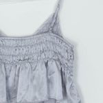 Urban Outfitters  Womens Satin Smocked Babydoll Cami Tank Top Size‎ L Y2K Grunge Photo 9
