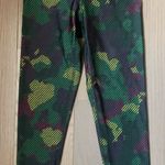 Terez  Green Multi-colored camouflage leggings NWT Small Photo 3