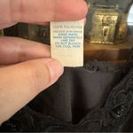 Vintage 80’s Union Made Black Satin & Lace Teddy Negligee Night Bodysuit Size L Photo 5