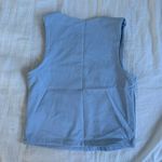 Garage light blue scoop neck tank top Photo 2