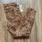 L'Agence Margot High-Rise Print Ankle Skinny Paisley Leopard Jeans Size 25 NWT Photo 4