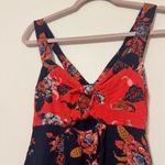 Free People  Baby It's You Navy Blue Print Mini Dress Photo 3