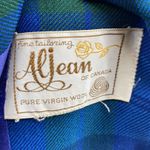 Vintage Al Jean wool plaid fitted blazer 80s Office casual academia size S Photo 9