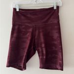 Old Navy Burgundy Camo Print Bike Shorts Photo 1