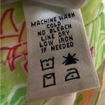 Lilly Pulitzer  Strapless Floral monkey Cotton Midi Dress Pink Green Size 6 Photo 7