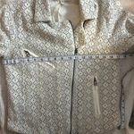 Anthropologie Dolan crochet zip jacket BIN L Blue Photo 5