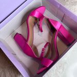 Madden Girl  pink satin holidays party shoes size 6 Photo 10