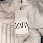 ZARA NWT BEIGE CUT OUT CROP SWEATER TONAL MATCHING FABRIC DETAIL-M-L Photo 5