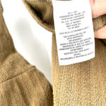 Anthropologie  Olive Puff Sleeve Snap Button Cardigan Sweater Top Photo 6