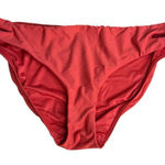 Calia Cut Out Bikini Bottoms Womens Size M Rust Orange Low‎ Medium Coverage Photo 0