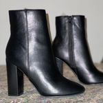 SheIn Black Leather Booties Photo 0