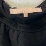 Hutch  Anthropologie Strapless black textured mini dress size small Photo 2