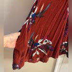 Free People  Tree swing dress tunic burgundy maroon with pockets Medium Photo 8