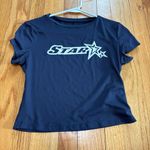 SheIn Black Star Graphic Crop Top Photo 2
