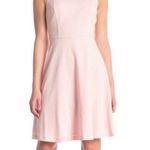 Tommy Hilfiger NWT Womens Fit & Flare Crepe Scuba Dress in Powder - Sz 14 Photo 0