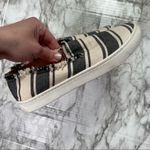 Soludos Soludus Striped‎ Canvas Raw Edge Loafer Photo 3