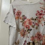 Free Kisses Women’s  White Top Shirt With Pink Flowers & Butterflies Plus Size 1X Photo 7