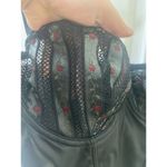 Savage X Fenty Black Bustier Rihanna Renaissance Rose Corset Caviar Size XL Photo 5