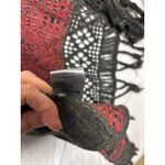 Cine Anthropologie Open Front Boho Crochet Fringe Geometric Cardigan Sweater M Green Size M Photo 8