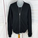 Victoria's Secret Victoria’s Secret Sport Embroidered Back Full Zip Sweatshirt Jacket Black Large Photo 2