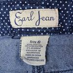 Earl Jean Earl Jeans Women's Polka Dot Straight Leg Jeans Size 6 Photo 2