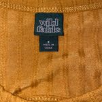 Wild Fable Mustard Short Sleeve Open Back Twist Crop Top Size Small Photo 3