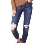 L'Agence NWOTL'AGENCE Abigail French Slim Ripped Skinny Jeans In Dark Diamond Destruct 25 Photo 0