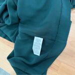 Madewell Long-Sleeve Button-Front Dress in Smokey Spruce NWOT size Large Photo 5