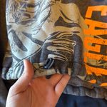 Adika  Gray and Orange Graphic Sweatshirt Photo 2