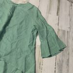 Bryn Walker  Seafoam Green Women's Blouse 100% line.  Size Large Photo 1