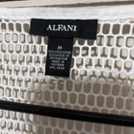 Alfani  White Open Front Mesh Jacket Cardigan Womens M cyber punk Whimsigoth Photo 5