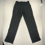 Moonstone Pants Womens Small Black Stretch Straight Leg Zip Ankles Performance Photo 9