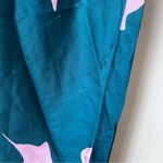 Petal and Pup Anabelle Green & Pink Floral Satin Halter Neck Midi Dress L Photo 15