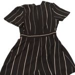 ASTR the label black white striped romper size medium Photo 6