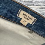 Madewell  Rigid A-Line Blue Denim Skirt Photo 4