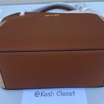 Michael Kors Camel Multi Saffiano Leather Shoulder Bag Tote Photo 5