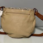 Anthropologie  Jasper&Jeera Beaded Cream and Brown Crossbody Bag Photo 1