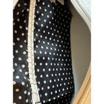 Lulu Guinness Handbag White Top Handle Satchel Zip Close Pockets Silver Accents Photo 10